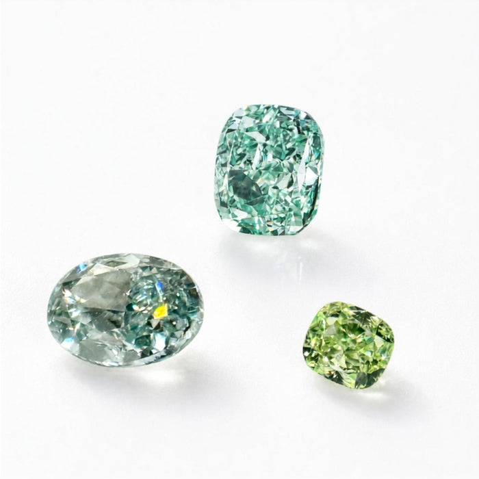BLUE & GREEN DIAMONDS