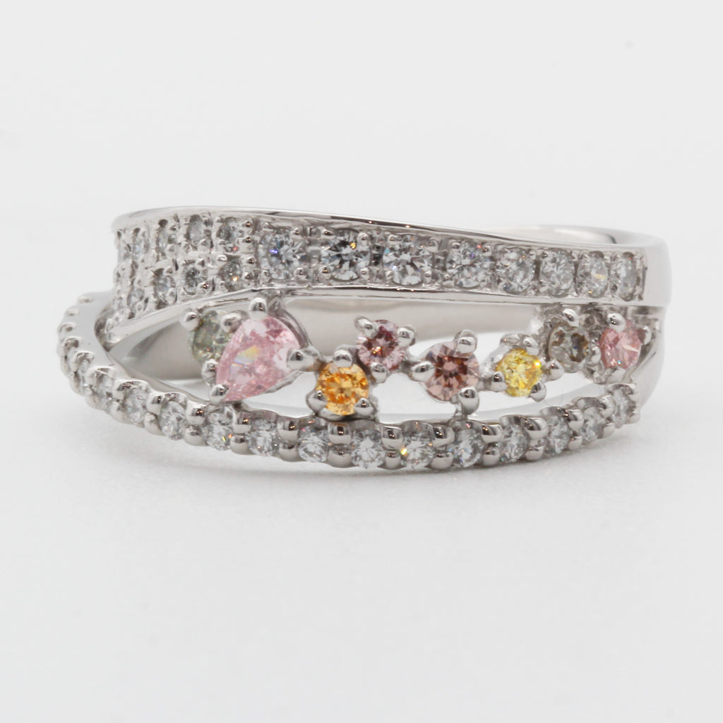 18kwg ダイヤモンド リング　アフリカダイヤモンド AFRICA DIAMONDS(アフリカダイヤモンド)の結婚指輪・婚約指輪