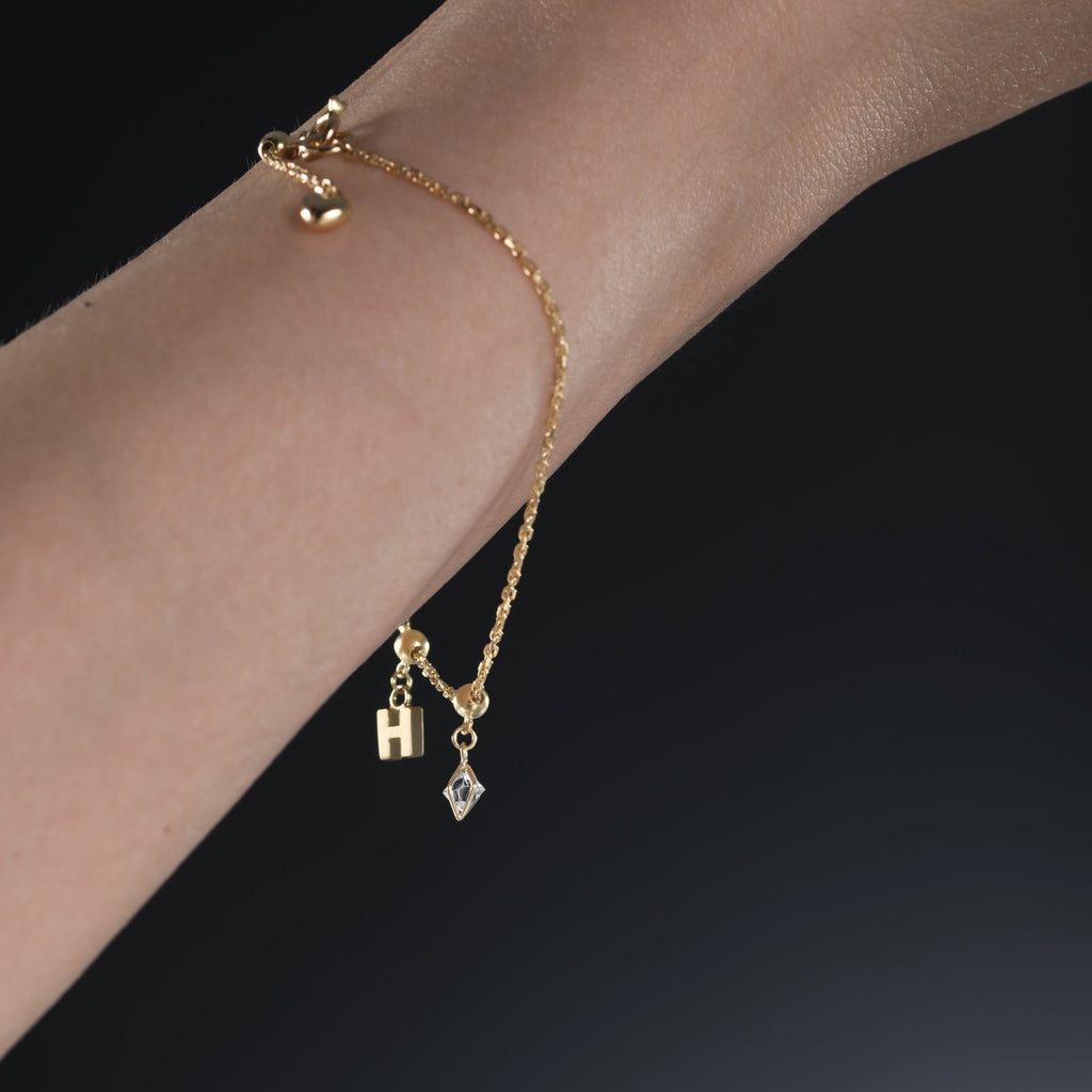 (新商品)ダイヤモンド原石 ブレスレット Mon Trace Rough Diamond Bracelet/