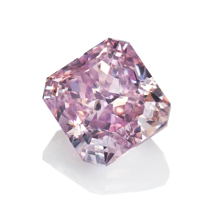 天然 ピンクダイヤモンド スクエアカット 0.37ct |pink diamond|GIA|p8558