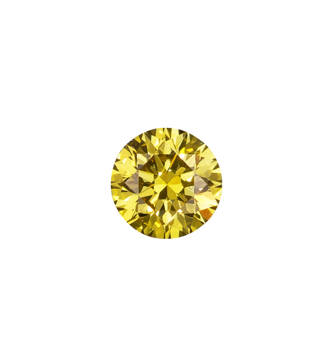 天然 イエローダイヤモンド ラウンド 0.26ct |yellow diamond|GIA|p9012