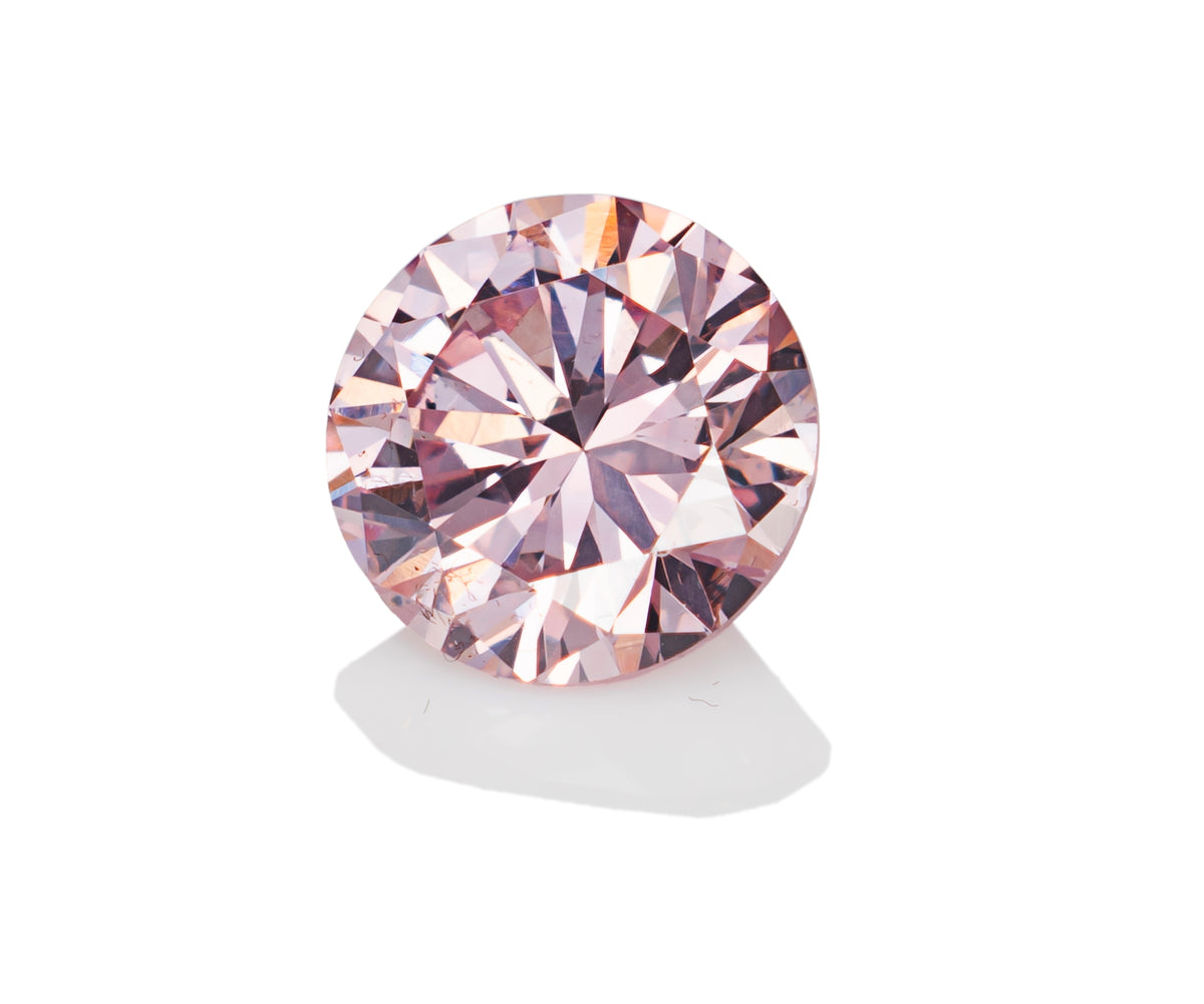 ピンクダイヤモンド　インスタントセラム ピンクダイヤモンド 【Fancy Vivid Purplish Pink 0.109ct