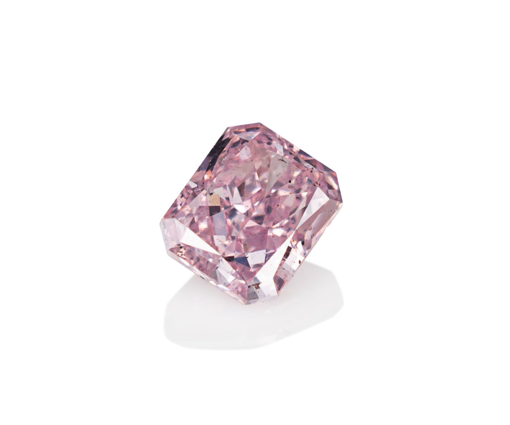 天然ピンクダイヤモンド 0.152ct ファンシーインテンスパープリッシュ