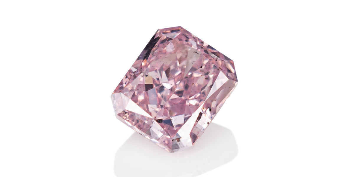 天然ピンクダイヤモンド 0.152ct ファンシーインテンスパープリッシュ