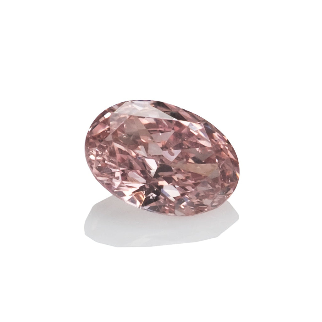 天然 ピンクダイヤモンド Oval 0.107ct |pink diamond|CGL|p9541