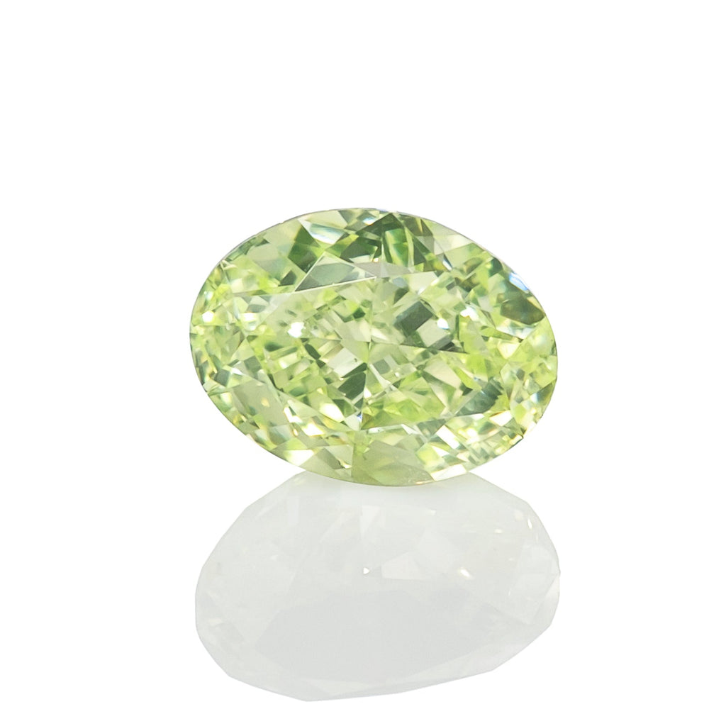天然 グリーンダイヤモンド Oval 0.307ct |green diamond|CGL|p9636