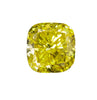 天然 イエローダイヤモンド Cushion 0.39ct |yellow diamond|GIA|p9645
