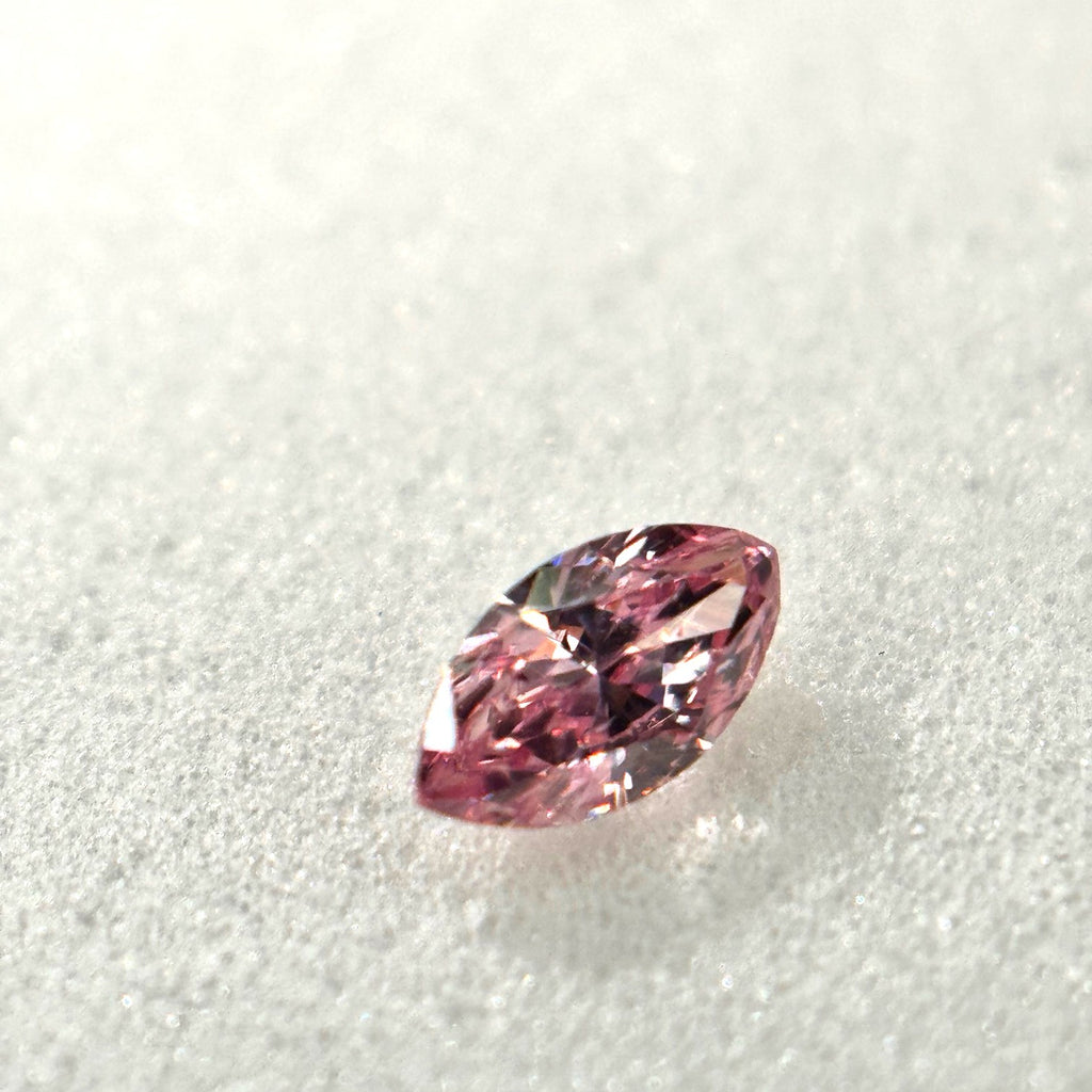 天然 ピンクダイヤモンド MQ 0.160ct | pink diamond | CGL | p9266