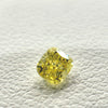 天然 イエローダイヤモンド クッション 0.322ct |yellow diamond|CGL|p9627