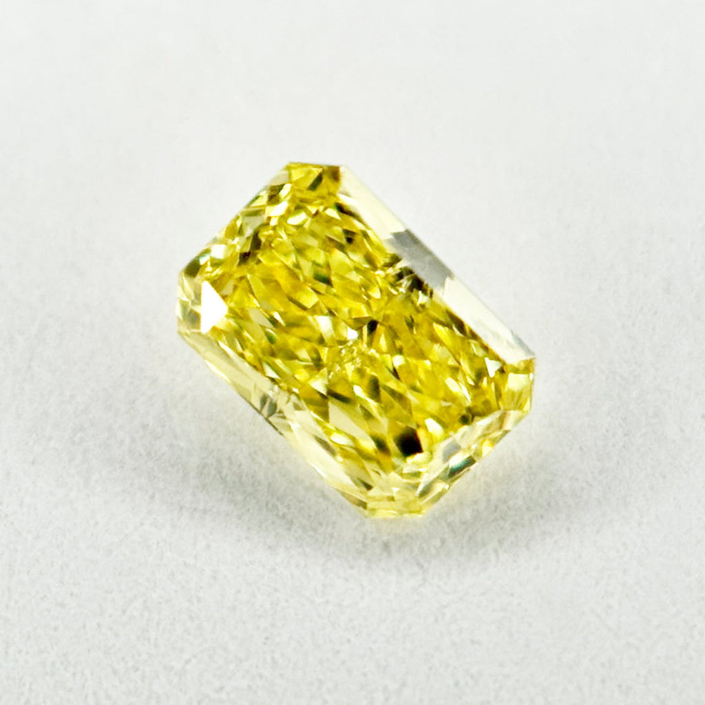天然イエローダイヤモンド 0.273ct Fancy Vivid Yellow RCT VS1 CGL