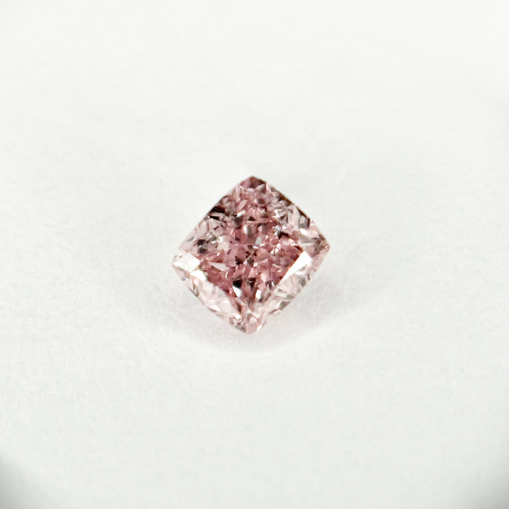 天然 ピンクダイヤモンド Square 0.132ct | pink diamond | CGL | p9666