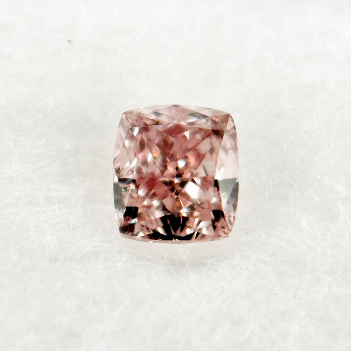 天然 ピンクダイヤモンド Square 0.132ct | pink diamond | CGL | p9666