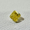 天然 イエローダイヤモンド クッション 0.349ct |yellow diamond|CGL|p9728