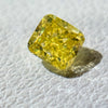 天然 イエローダイヤモンド クッション 0.349ct |yellow diamond|CGL|p9728