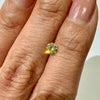 天然 イエローダイヤモンド ラウンド 0.35ct |yellow diamond|CGL|p9742