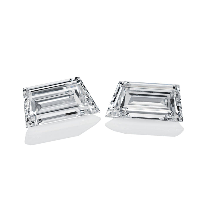 w1707 天然 ダイヤモンド ペア トラピゾイ-diamond Pair Trapezoid / 0.6ct