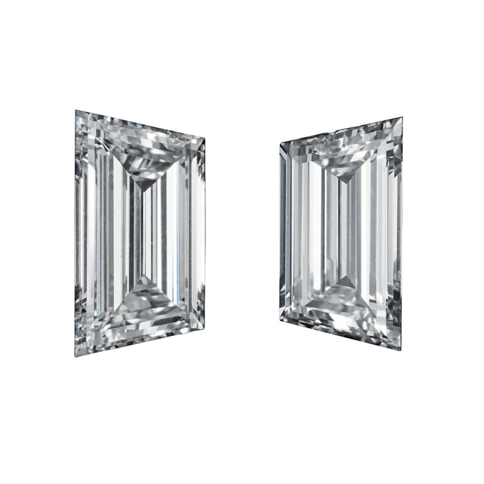 w1707 天然 ダイヤモンド ペア トラピゾイ-diamond Pair Trapezoid / 0.6ct