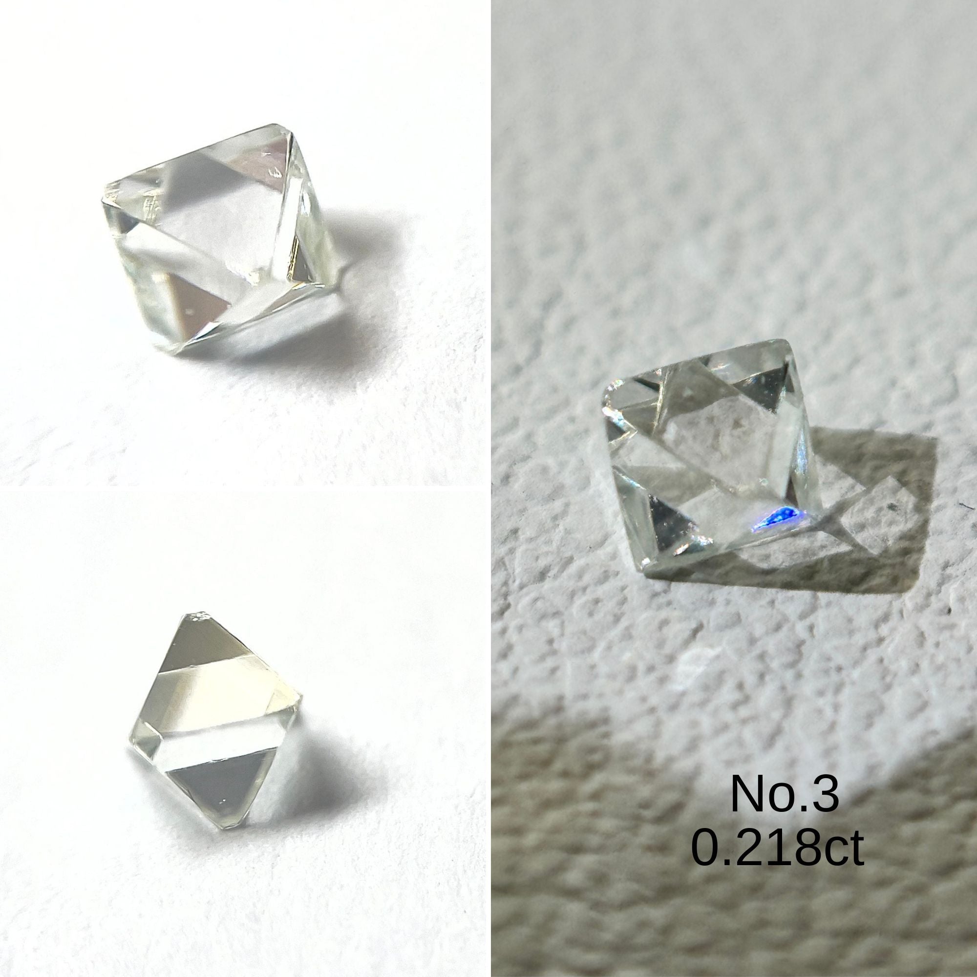 天然ダイヤモンド原石 ソーヤブル（正八面体）0.2ct〜 | Arte Rouge w1713