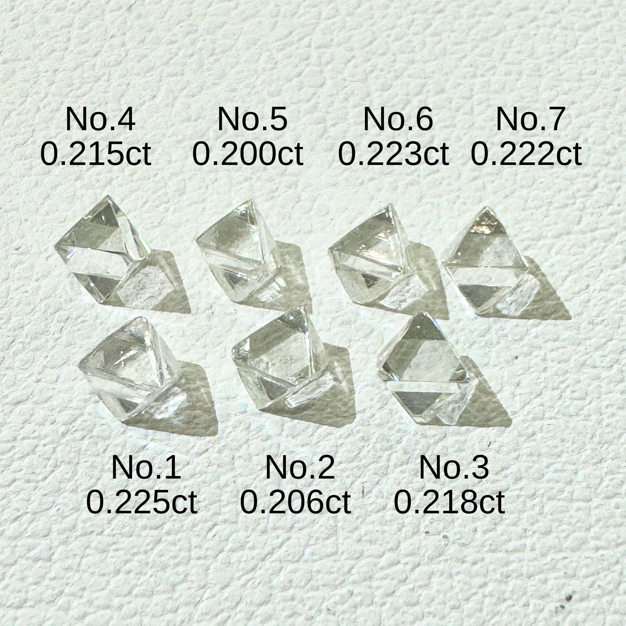 天然ダイヤモンド原石 ソーヤブル（正八面体）0.2ct〜 | Arte Rouge w1713